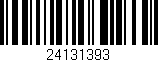 Código de barras (EAN, GTIN, SKU, ISBN): '24131393'