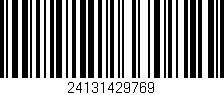Código de barras (EAN, GTIN, SKU, ISBN): '24131429769'
