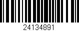 Código de barras (EAN, GTIN, SKU, ISBN): '24134891'