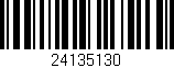 Código de barras (EAN, GTIN, SKU, ISBN): '24135130'