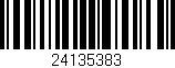 Código de barras (EAN, GTIN, SKU, ISBN): '24135383'