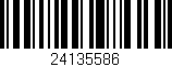 Código de barras (EAN, GTIN, SKU, ISBN): '24135586'