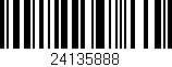 Código de barras (EAN, GTIN, SKU, ISBN): '24135888'