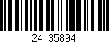 Código de barras (EAN, GTIN, SKU, ISBN): '24135894'