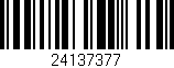 Código de barras (EAN, GTIN, SKU, ISBN): '24137377'