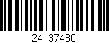 Código de barras (EAN, GTIN, SKU, ISBN): '24137486'