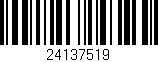 Código de barras (EAN, GTIN, SKU, ISBN): '24137519'