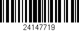 Código de barras (EAN, GTIN, SKU, ISBN): '24147719'