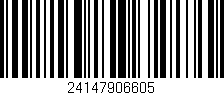 Código de barras (EAN, GTIN, SKU, ISBN): '24147906605'