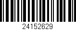 Código de barras (EAN, GTIN, SKU, ISBN): '24152629'