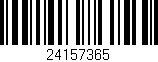 Código de barras (EAN, GTIN, SKU, ISBN): '24157365'