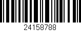 Código de barras (EAN, GTIN, SKU, ISBN): '24158788'
