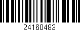 Código de barras (EAN, GTIN, SKU, ISBN): '24160483'