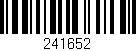 Código de barras (EAN, GTIN, SKU, ISBN): '241652'