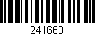 Código de barras (EAN, GTIN, SKU, ISBN): '241660'