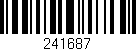Código de barras (EAN, GTIN, SKU, ISBN): '241687'