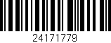 Código de barras (EAN, GTIN, SKU, ISBN): '24171779'