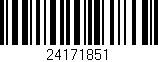 Código de barras (EAN, GTIN, SKU, ISBN): '24171851'