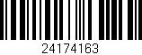 Código de barras (EAN, GTIN, SKU, ISBN): '24174163'