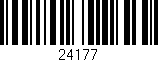 Código de barras (EAN, GTIN, SKU, ISBN): '24177'