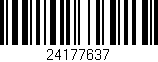 Código de barras (EAN, GTIN, SKU, ISBN): '24177637'