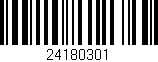 Código de barras (EAN, GTIN, SKU, ISBN): '24180301'