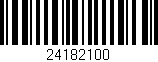 Código de barras (EAN, GTIN, SKU, ISBN): '24182100'