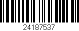 Código de barras (EAN, GTIN, SKU, ISBN): '24187537'