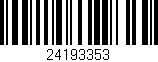 Código de barras (EAN, GTIN, SKU, ISBN): '24193353'