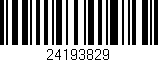 Código de barras (EAN, GTIN, SKU, ISBN): '24193829'