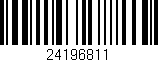 Código de barras (EAN, GTIN, SKU, ISBN): '24196811'