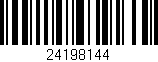 Código de barras (EAN, GTIN, SKU, ISBN): '24198144'