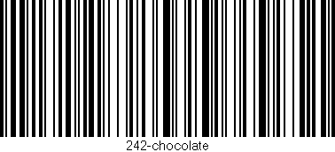 Código de barras (EAN, GTIN, SKU, ISBN): '242-chocolate'