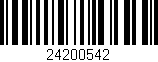 Código de barras (EAN, GTIN, SKU, ISBN): '24200542'