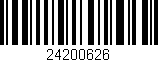 Código de barras (EAN, GTIN, SKU, ISBN): '24200626'