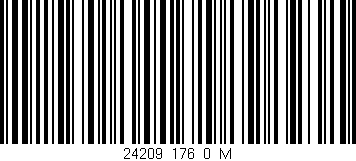 Código de barras (EAN, GTIN, SKU, ISBN): '24209_176_0_M'