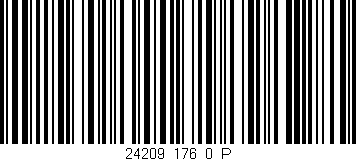 Código de barras (EAN, GTIN, SKU, ISBN): '24209_176_0_P'
