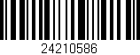 Código de barras (EAN, GTIN, SKU, ISBN): '24210586'