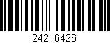 Código de barras (EAN, GTIN, SKU, ISBN): '24216426'