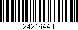 Código de barras (EAN, GTIN, SKU, ISBN): '24216440'