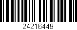 Código de barras (EAN, GTIN, SKU, ISBN): '24216449'