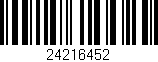 Código de barras (EAN, GTIN, SKU, ISBN): '24216452'