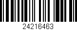 Código de barras (EAN, GTIN, SKU, ISBN): '24216463'