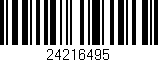 Código de barras (EAN, GTIN, SKU, ISBN): '24216495'