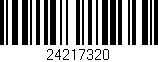 Código de barras (EAN, GTIN, SKU, ISBN): '24217320'