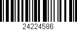 Código de barras (EAN, GTIN, SKU, ISBN): '24224586'