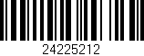 Código de barras (EAN, GTIN, SKU, ISBN): '24225212'