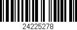 Código de barras (EAN, GTIN, SKU, ISBN): '24225278'