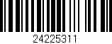 Código de barras (EAN, GTIN, SKU, ISBN): '24225311'