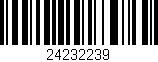 Código de barras (EAN, GTIN, SKU, ISBN): '24232239'